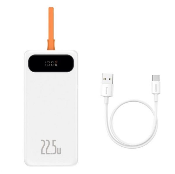 Baseus Power Bank Digital Display 10000mAh 22.5W With Built In Type-C Cable  Product ID 1012156
