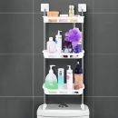 3 Tier Multifunctional Kitchen & Bathroom Wall Hanging Storage Rack  Product ID 1015028