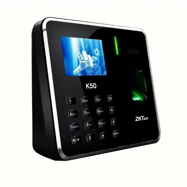 ZKTeco K50A Fingerprint Time Attendance & Access Control Terminal With Adapter  Product ID 1007587