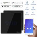SONOFF WiFi Smart Wall Touch Switch T3 UK 3 Gang- Compatible With Alexa, Google Assistant  4 Reviews Product ID 1007178