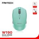 Fantech W190 Dual Mode 2.4Ghz Bluetooth Wireless Mouse - Mint & Space Edition  Product ID 1013538