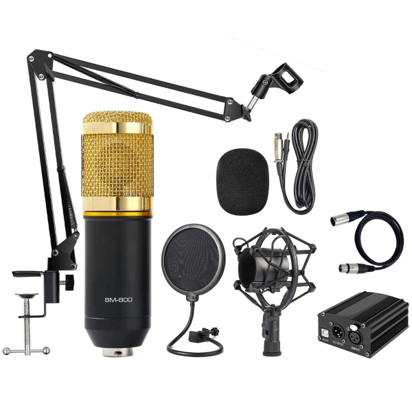 BM800 Condenser Microphone Combo Offer (Studio Setup)  15 Reviews Product ID 1007089