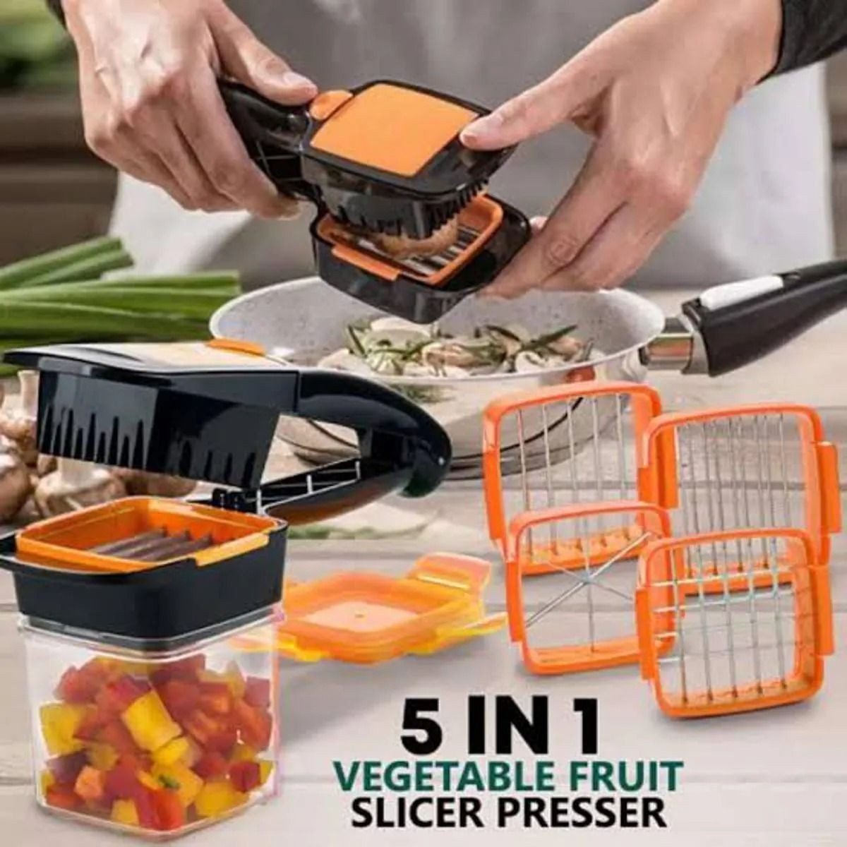 Nicer Dicer Quick 5-In-1 Vegetable Cutter  -ID 1015486