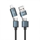 REMAX RC-020T Aurora Series Data Strongly Resistant 4 In 1 Data Cable  Product ID 1015358