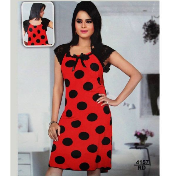 Ladies Lounge Wear (Red & Black)  Product ID 106272